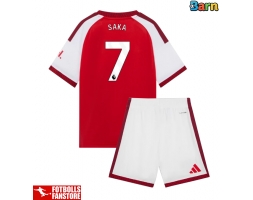 Arsenal Bukayo Saka #7 Hemmatröja Barn 2026-27 Kortärmad (+ Korta byxor)