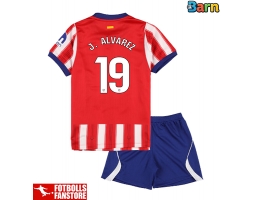 Atletico Madrid Julian Alvarez #19 Hemmatröja Barn 2026-27 Kortärmad (+ Korta byxor)