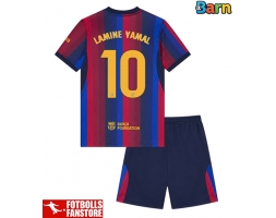 Barcelona Lamine Yamal #10 Hemmatröja Barn 2026-27 Kortärmad (+ Korta byxor)