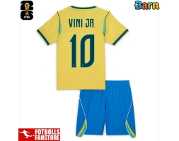 Brasilien Gabriel Magalhaes #3 Hemmatröja Barn VM 2026 Kortärmad (+ Korta byxor)