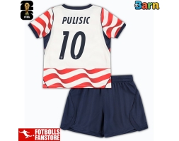 Förenta stater Christian Pulisic #10 Hemmatröja Barn VM 2026 Kortärmad (+ Korta byxor)