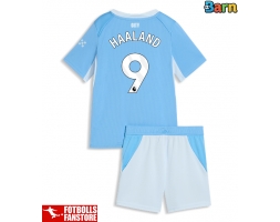 Manchester City Erling Haaland #9 Hemmatröja Barn 2026-27 Kortärmad (+ Korta byxor)
