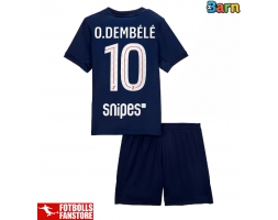 Paris Saint-Germain Ousmane Dembele #10 Hemmatröja Barn 2025-26 Kortärmad (+ Korta byxor)