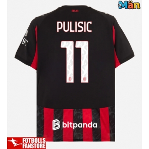 AC Milan Christian Pulisic #11 Hemmatröja 2025-26 Kortärmad