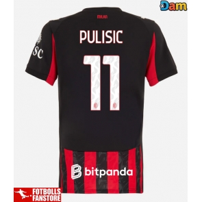 AC Milan Christian Pulisic #11 Hemmatröja Dam 2025-26 Kortärmad