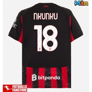 AC Milan Christopher Nkunku #18 Hemmatröja 2025-26 Kortärmad