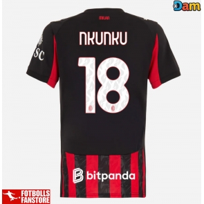 AC Milan Christopher Nkunku #18 Hemmatröja Dam 2025-26 Kortärmad