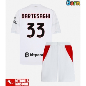 AC Milan Davide Bartesaghi #33 Bortatröja Barn 2026-27 Kortärmad (+ Korta byxor)