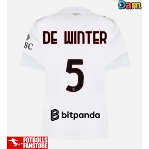 AC Milan Koni De Winter #5 Bortatröja Dam 2026-27 Kortärmad