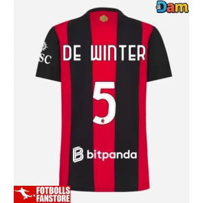 AC Milan Koni De Winter #5 Hemmatröja Dam 2026-27 Kortärmad