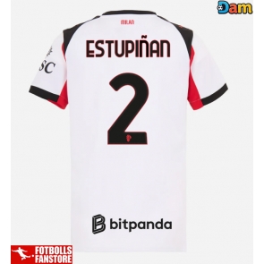 AC Milan Pervis Estupinan #2 Bortatröja Dam 2025-26 Kortärmad