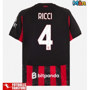 AC Milan Samuele Ricci #4 Hemmatröja 2025-26 Kortärmad