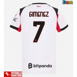 AC Milan Santiago Gimenez #7 Bortatröja Dam 2025-26 Kortärmad