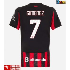 AC Milan Santiago Gimenez #7 Hemmatröja Dam 2025-26 Kortärmad