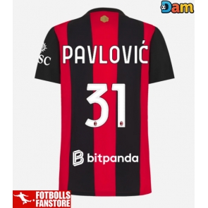 AC Milan Strahinja Pavlovic #31 Hemmatröja Dam 2026-27 Kortärmad