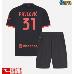 AC Milan Strahinja Pavlovic #31 Tredje Tröja Barn 2026-27 Kortärmad (+ Korta byxor)