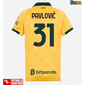 AC Milan Strahinja Pavlovic #31 Tredje Tröja Dam 2025-26 Kortärmad
