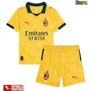 AC Milan Tredje Tröja Barn 2025-26 Kortärmad (+ Korta byxor)