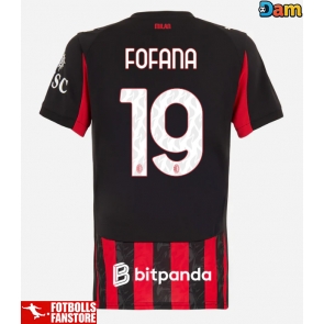 AC Milan Youssouf Fofana #19 Hemmatröja Dam 2025-26 Kortärmad