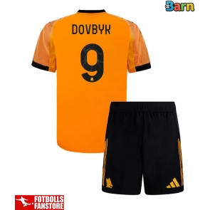AS Roma Artem Dovbyk #9 Bortatröja Barn 2025-26 Kortärmad (+ Korta byxor)