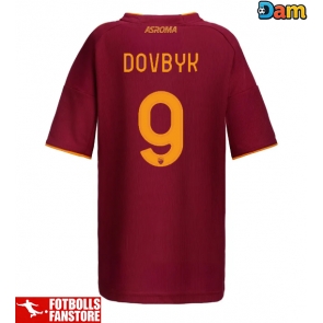 AS Roma Artem Dovbyk #9 Hemmatröja Dam 2025-26 Kortärmad