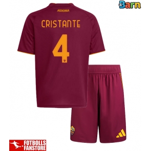 AS Roma Bryan Cristante #4 Hemmatröja Barn 2025-26 Kortärmad (+ Korta byxor)