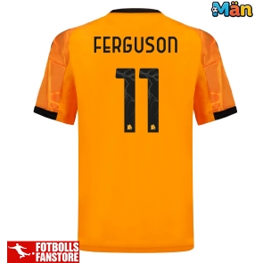 AS Roma Evan Ferguson #11 Bortatröja 2025-26 Kortärmad