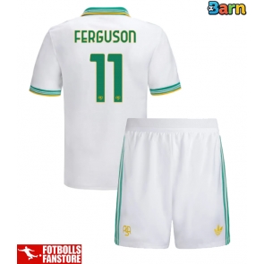 AS Roma Evan Ferguson #11 Tredje Tröja Barn 2025-26 Kortärmad (+ Korta byxor)