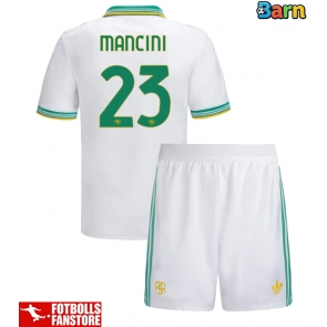 AS Roma Gianluca Mancini #23 Tredje Tröja Barn 2025-26 Kortärmad (+ Korta byxor)
