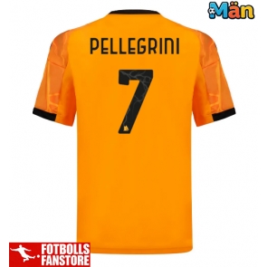 AS Roma Lorenzo Pellegrini #7 Bortatröja 2025-26 Kortärmad