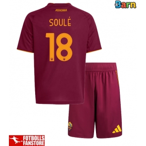 AS Roma Matias Soule #18 Hemmatröja Barn 2025-26 Kortärmad (+ Korta byxor)
