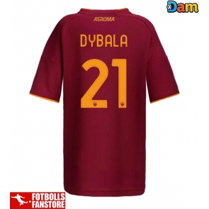 AS Roma Paulo Dybala #21 Hemmatröja Dam 2025-26 Kortärmad