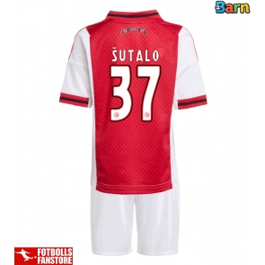 Ajax Josip Sutalo #37 Hemmatröja Barn 2025-26 Kortärmad (+ Korta byxor)