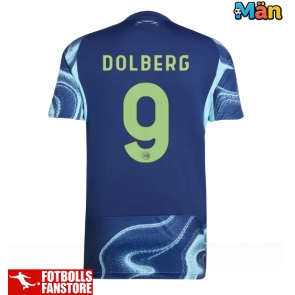 Ajax Kasper Dolberg #9 Bortatröja 2025-26 Kortärmad