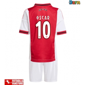 Ajax Oscar Gloukh #10 Hemmatröja Barn 2025-26 Kortärmad (+ Korta byxor)