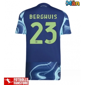 Ajax Steven Berghuis #23 Bortatröja 2025-26 Kortärmad