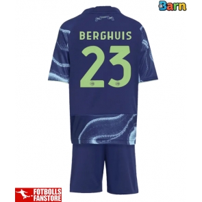 Ajax Steven Berghuis #23 Bortatröja Barn 2025-26 Kortärmad (+ Korta byxor)