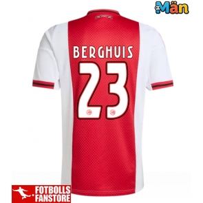 Ajax Steven Berghuis #23 Hemmatröja 2025-26 Kortärmad