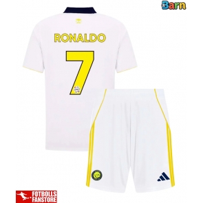 Al-Nassr Cristiano Ronaldo #7 Tredje Tröja Barn 2025-26 Kortärmad (+ Korta byxor)