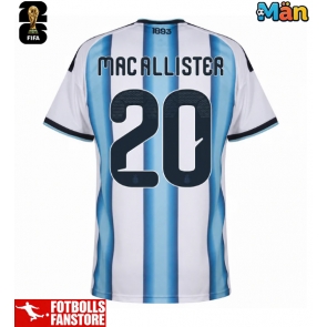 Argentina Alexis Mac Allister #20 Hemmatröja VM 2026 Kortärmad