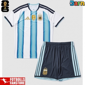 Argentina Hemmatröja Barn VM 2026 Kortärmad (+ Korta byxor)