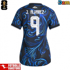 Argentina Julian Alvarez #9 Bortatröja Dam VM 2026 Kortärmad