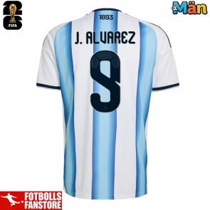 Argentina Julian Alvarez #9 Hemmatröja VM 2026 Kortärmad