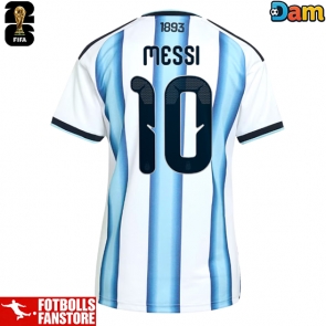 Argentina Lionel Messi #10 Hemmatröja Dam VM 2026 Kortärmad