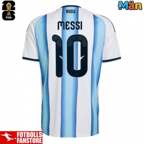 Argentina Lionel Messi #10 Hemmatröja VM 2026 Kortärmad