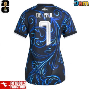 Argentina Rodrigo De Paul #7 Bortatröja Dam VM 2026 Kortärmad
