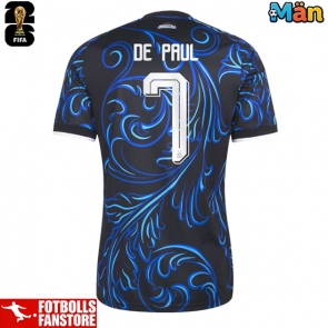 Argentina Rodrigo De Paul #7 Bortatröja VM 2026 Kortärmad