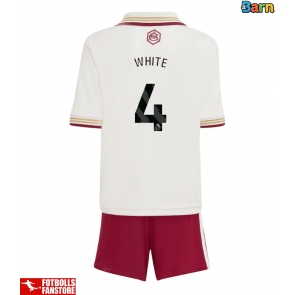 Arsenal Ben White #4 Tredje Tröja Barn 2025-26 Kortärmad (+ Korta byxor)
