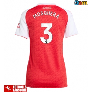 Arsenal Cristhian Mosquera #3 Hemmatröja Dam 2025-26 Kortärmad