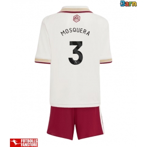 Arsenal Cristhian Mosquera #3 Tredje Tröja Barn 2025-26 Kortärmad (+ Korta byxor)
